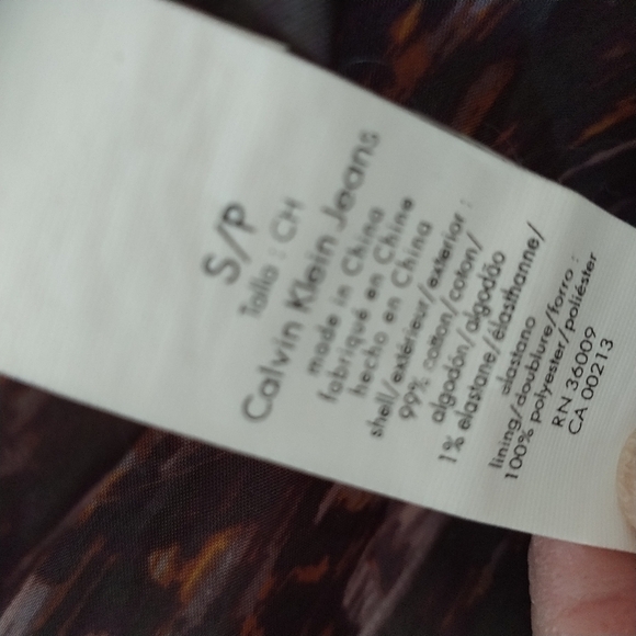 Calvin Klein Jeans Light Tan Corduroy One Button Blazer Jacket SP - Picture 8 of 12